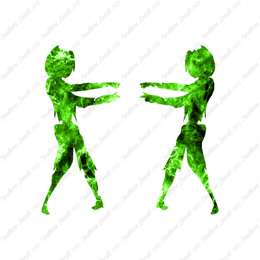 Pair Of Zombie Shambling