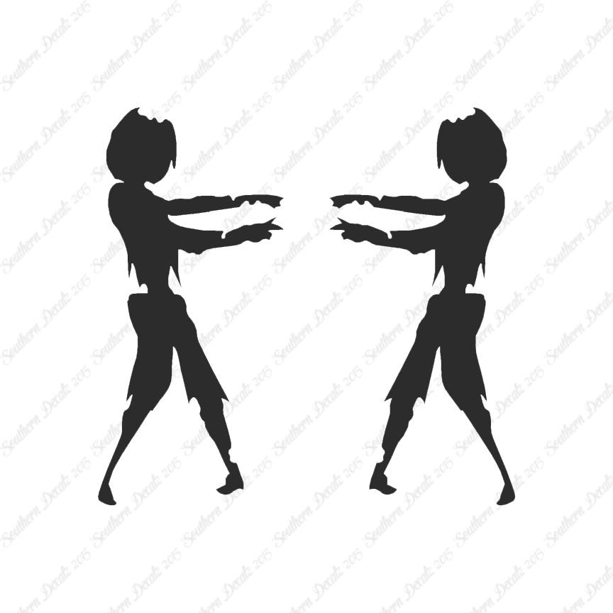 Pair Of Zombie Shambling