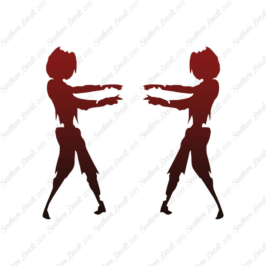 Pair Of Zombie Shambling