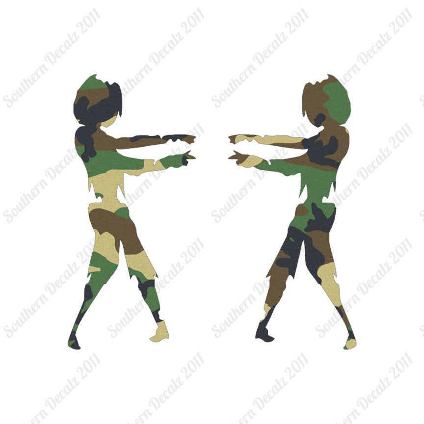 Pair Of Zombie Shambling