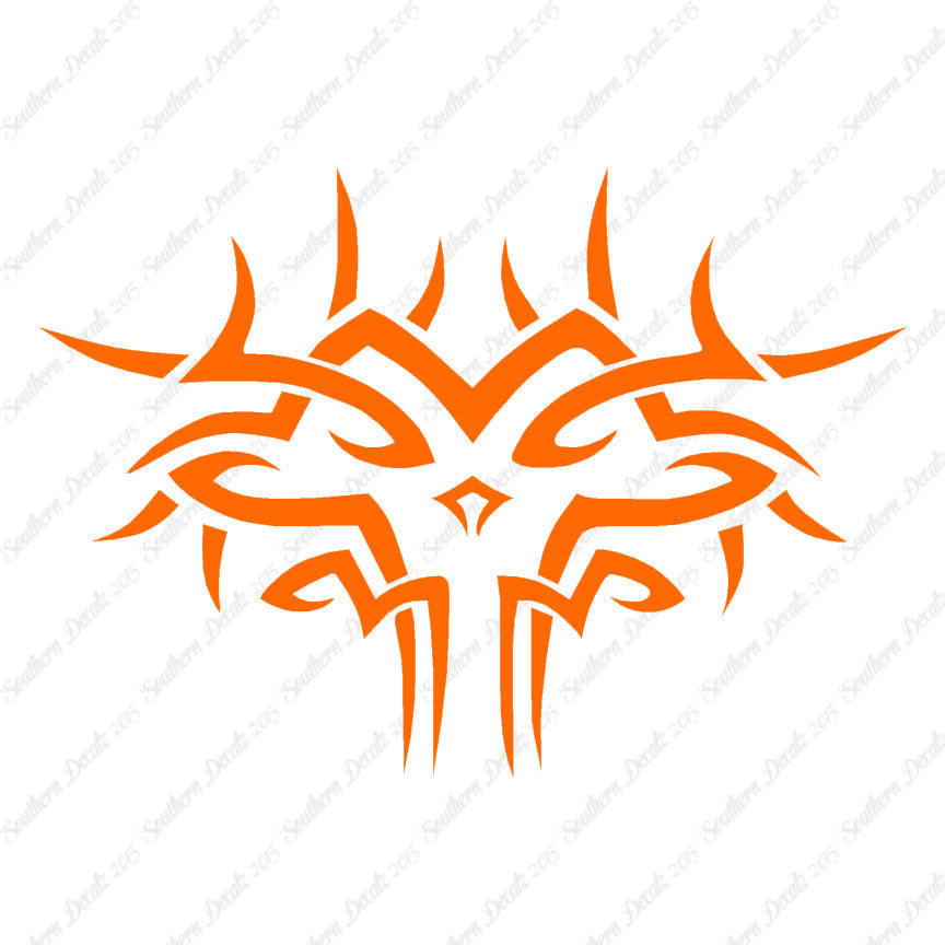 Tribal Face Art Design
