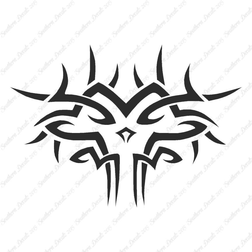 Tribal Face Art Design