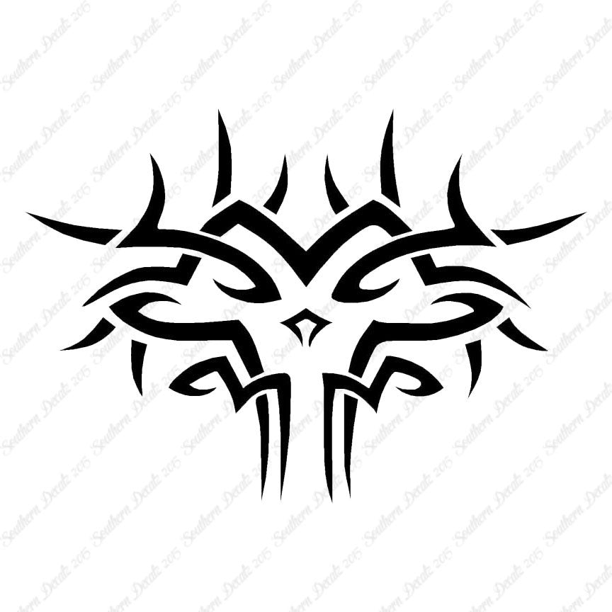 Tribal Face Art Design