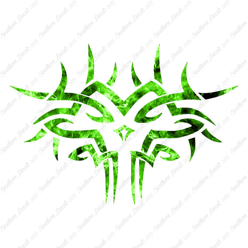 Tribal Face Art Design