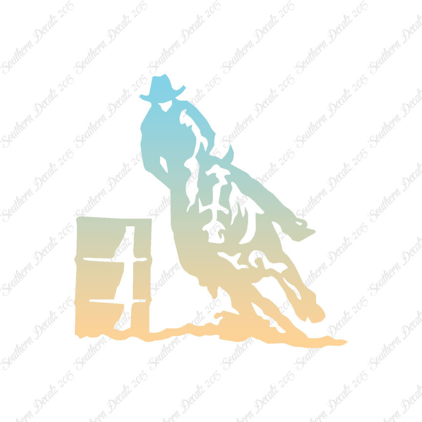 Barrel Race Rodeo Horse