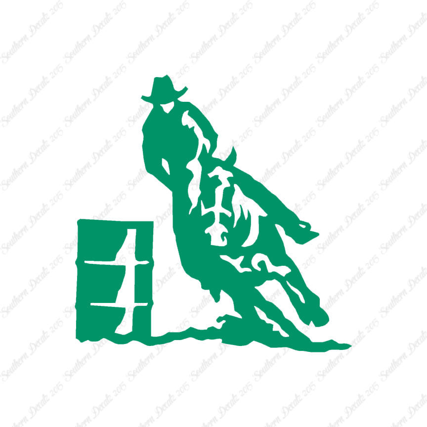 Barrel Race Rodeo Horse