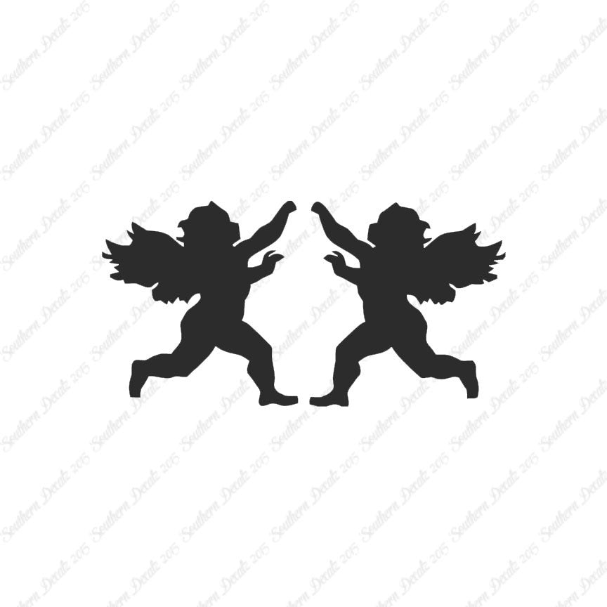 Pair Of Cherubs Angels