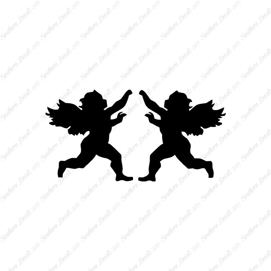 Pair Of Cherubs Angels