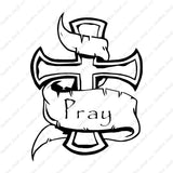 Christian Cross Pray