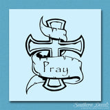 Christian Cross Pray