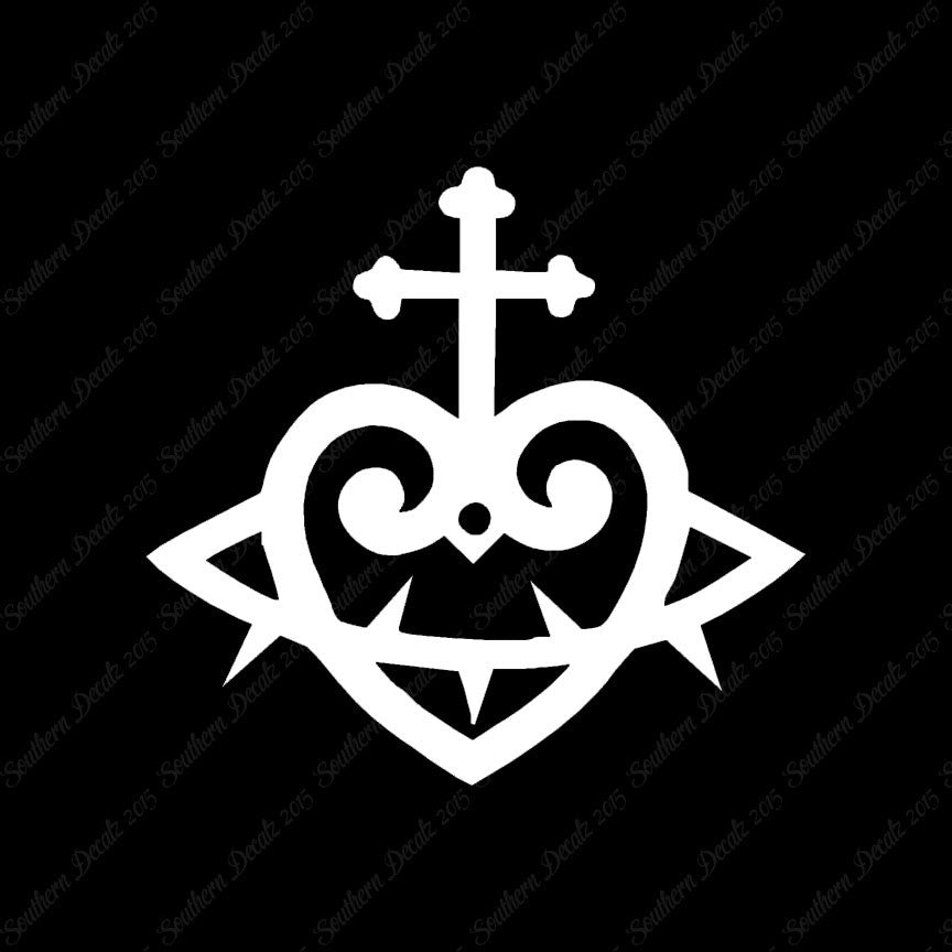 Heart Cross Barbed Wire
