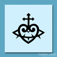 Heart Cross Barbed Wire