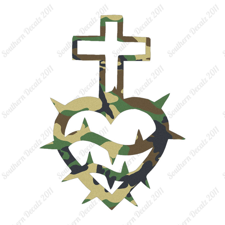 Cross Heart Barbed Wire