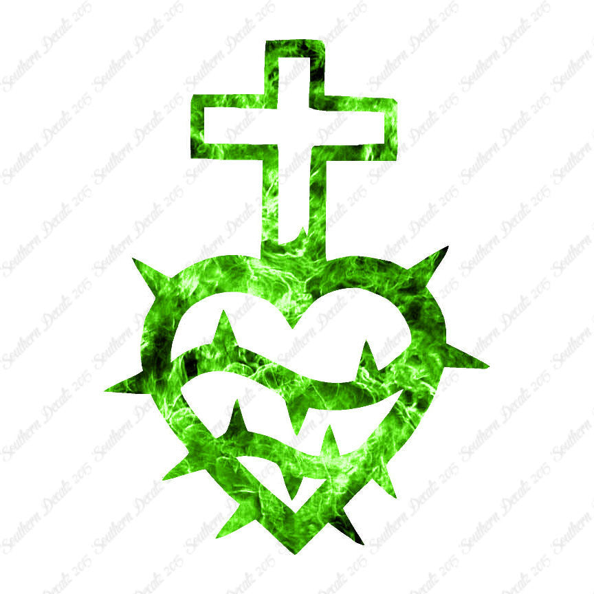 Cross Heart Barbed Wire