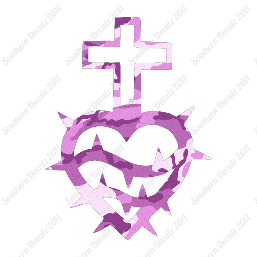 Cross Heart Barbed Wire