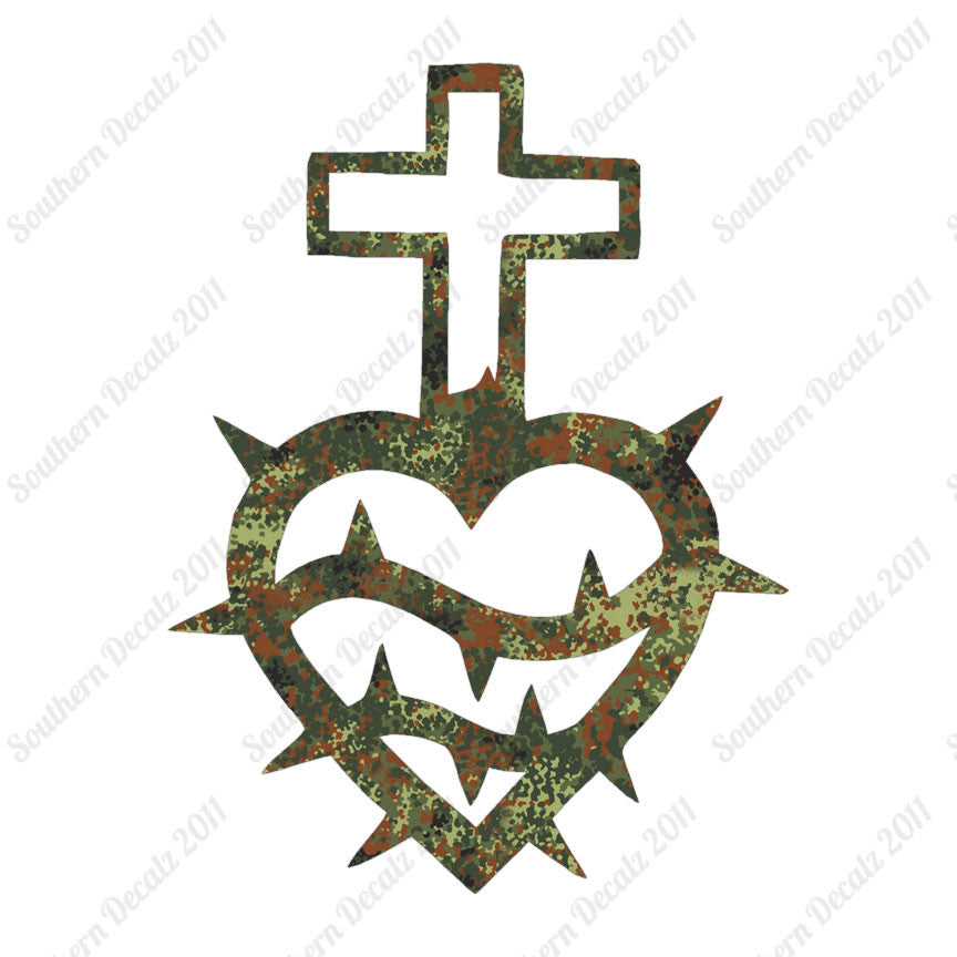 Cross Heart Barbed Wire