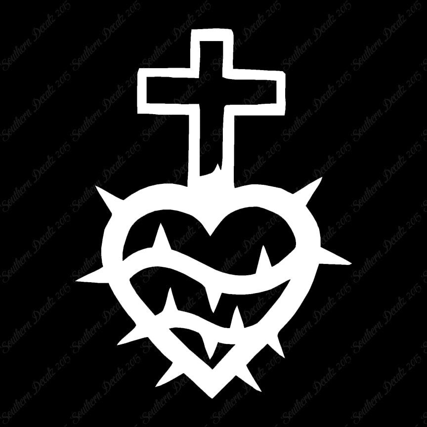 Cross Heart Barbed Wire