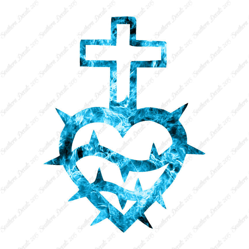 Cross Heart Barbed Wire