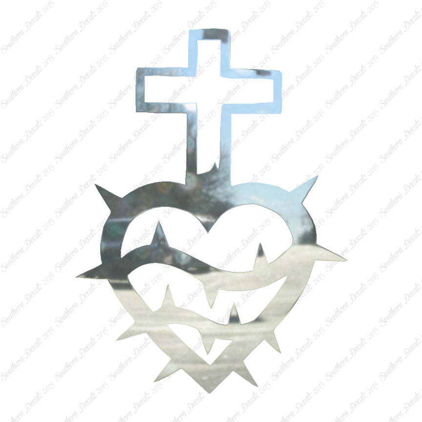 Cross Heart Barbed Wire