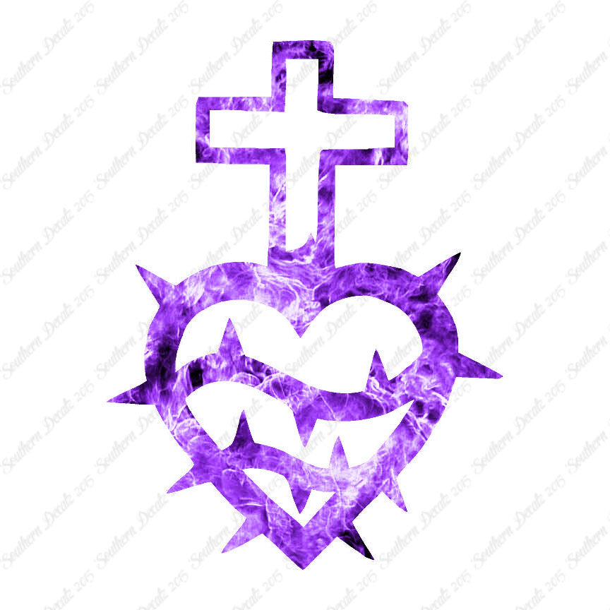 Cross Heart Barbed Wire