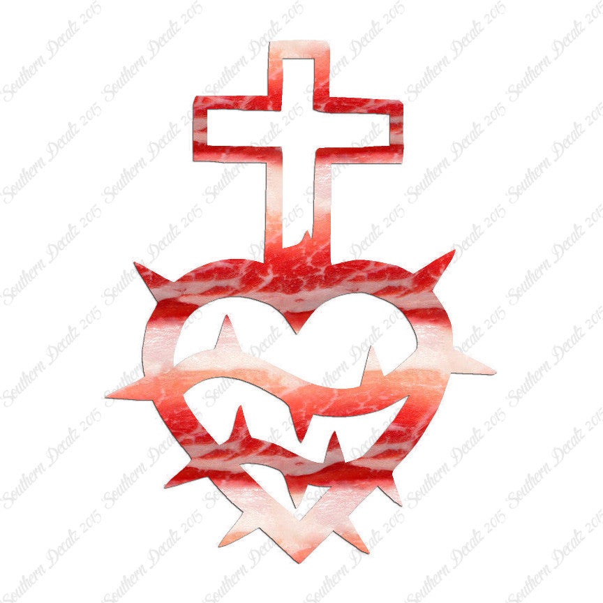 Cross Heart Barbed Wire