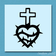 Cross Heart Barbed Wire