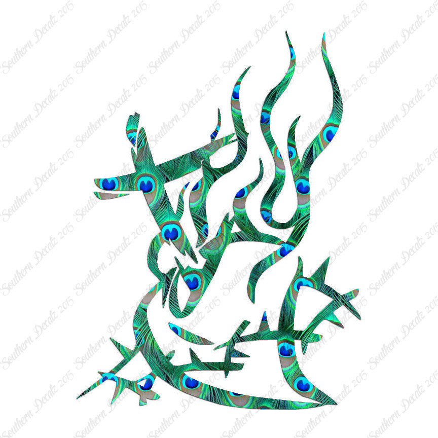 Barbed Wire Heart Cross