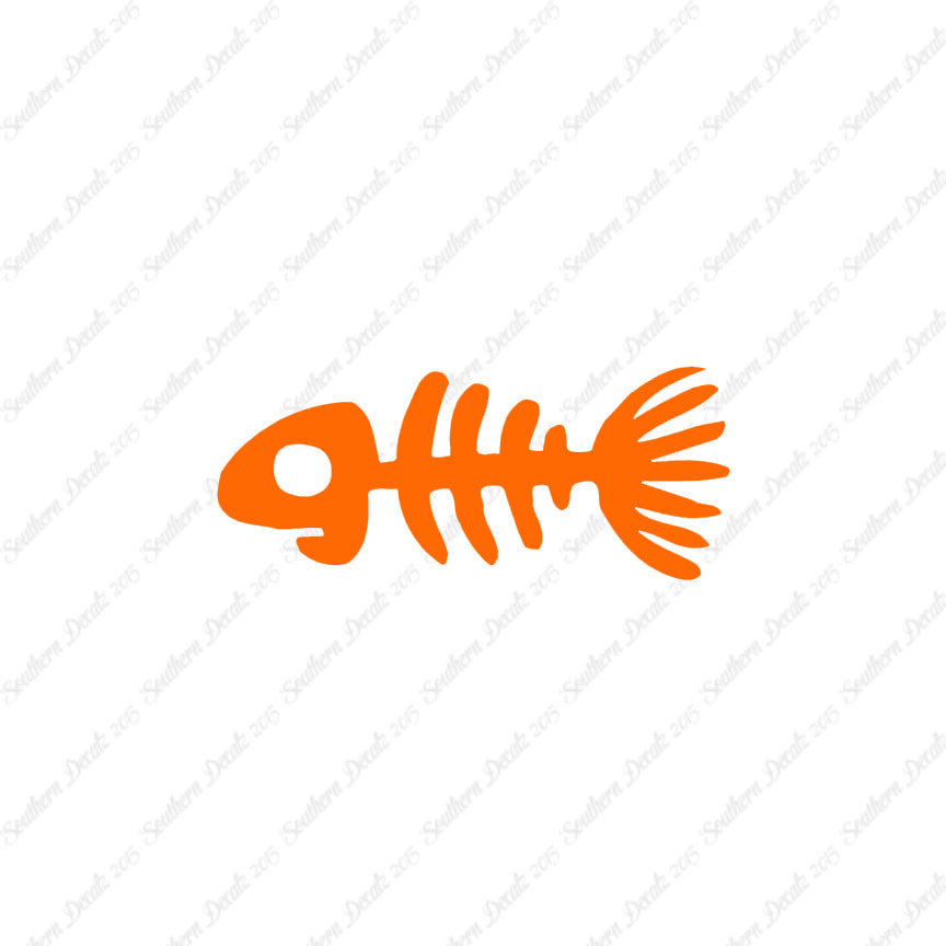 Dead Fish Bones Skeleton