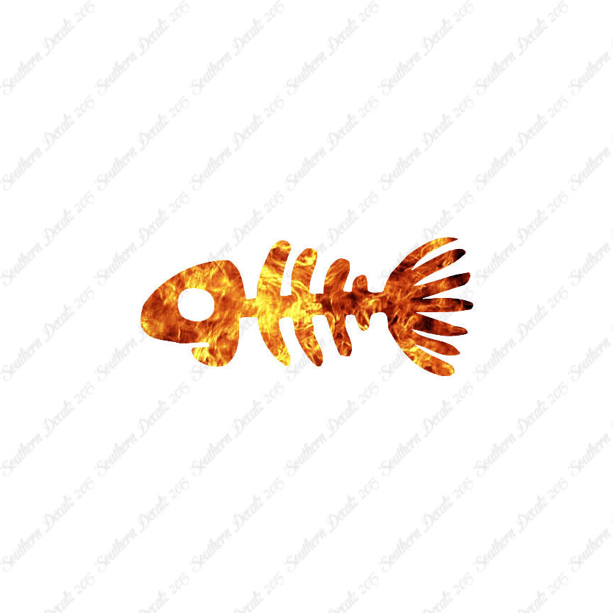 Dead Fish Bones Skeleton