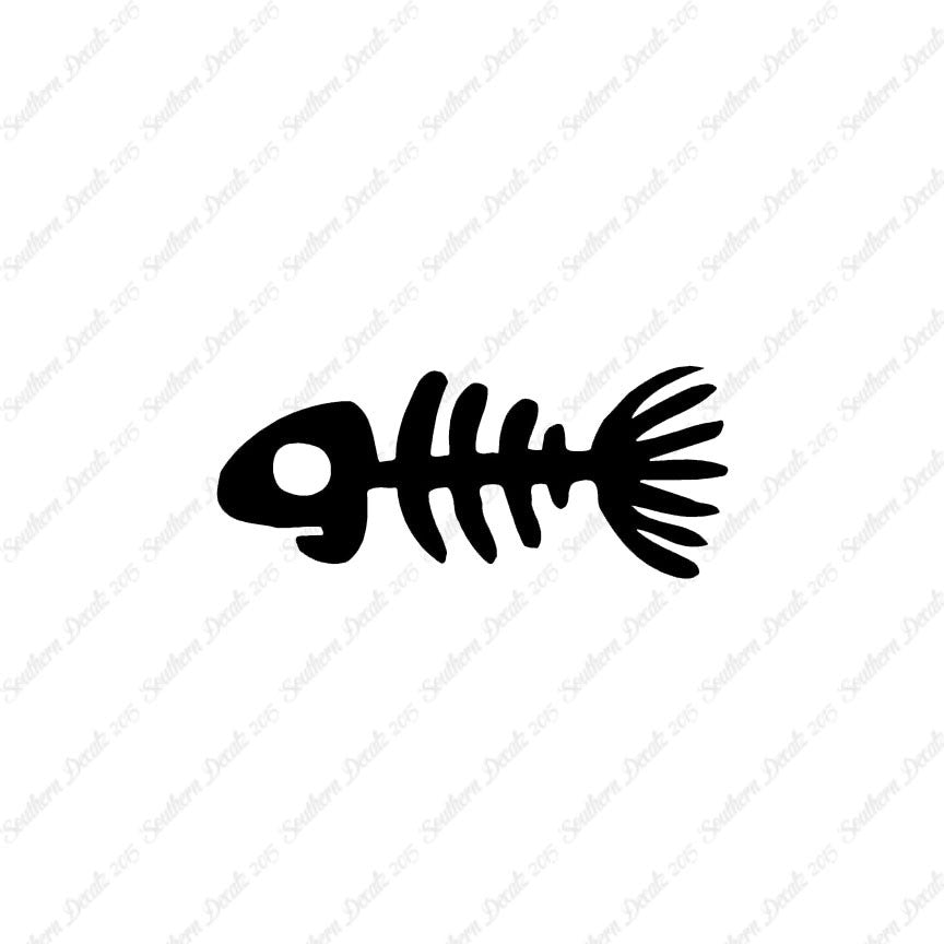 Dead Fish Bones Skeleton