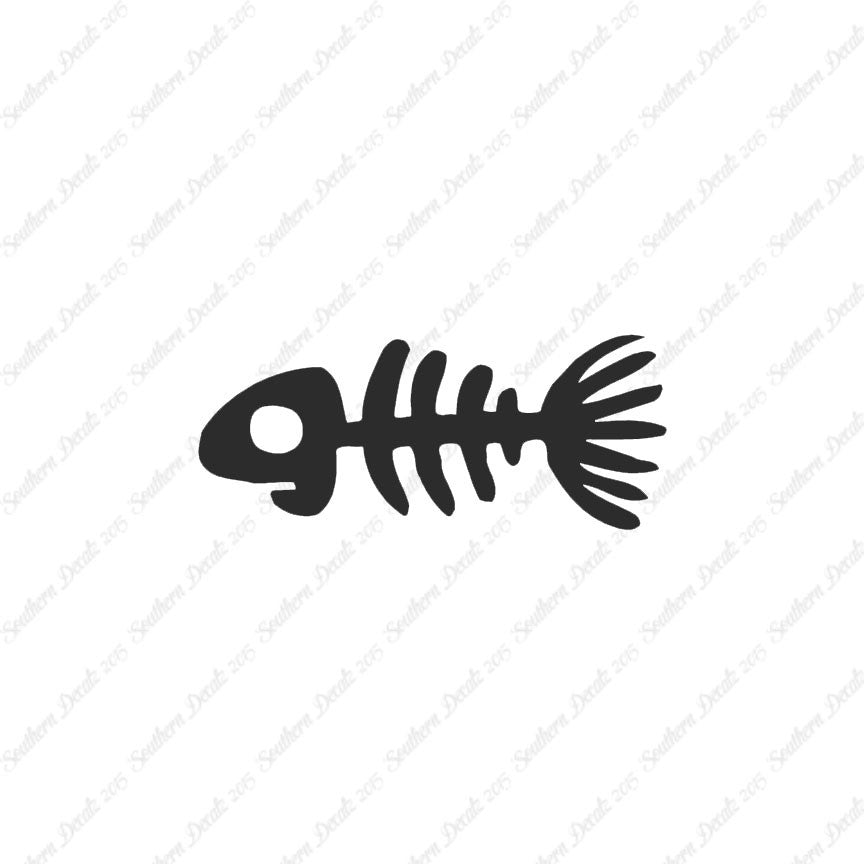 Dead Fish Bones Skeleton