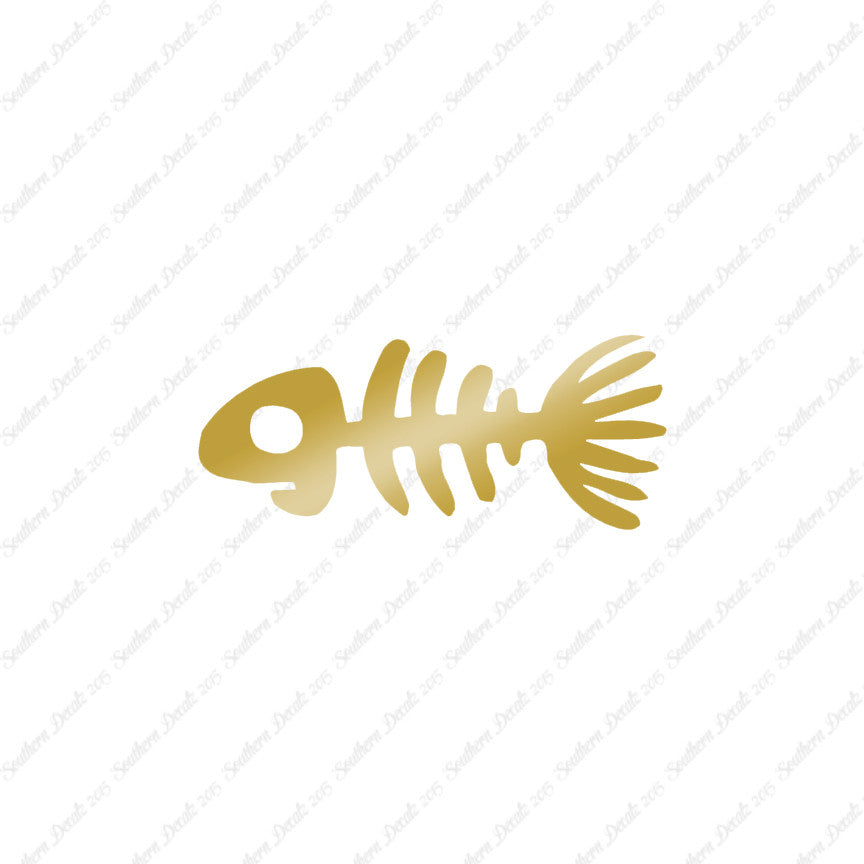 Dead Fish Bones Skeleton