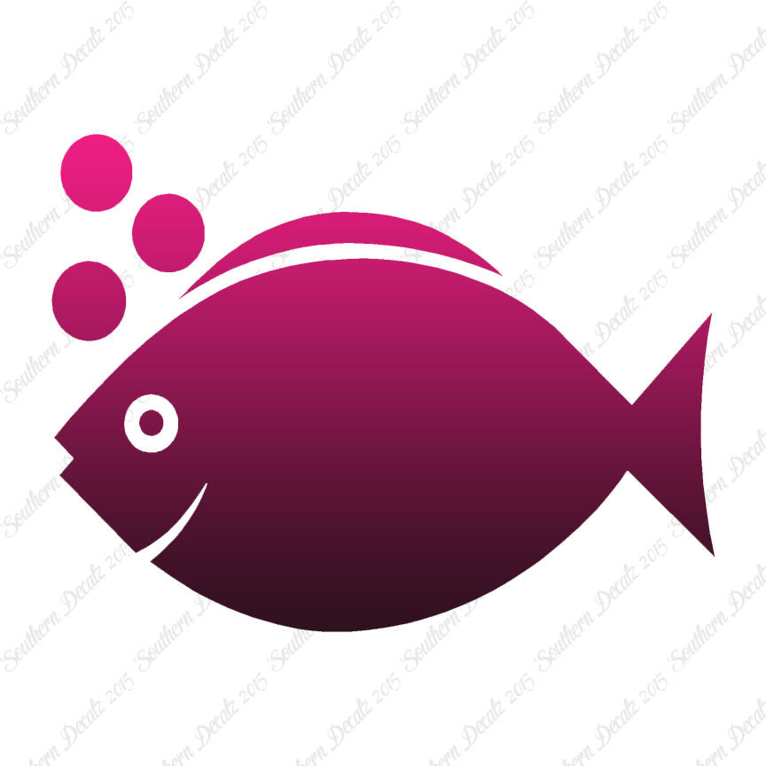 Fish Bubbles Cute