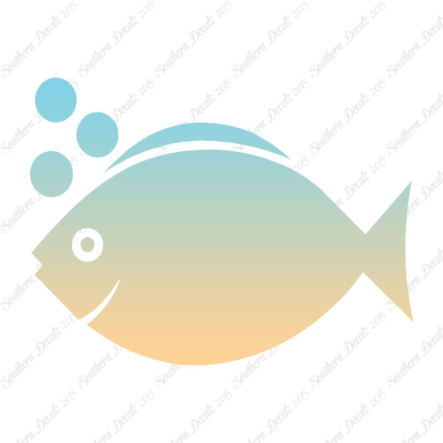 Fish Bubbles Cute