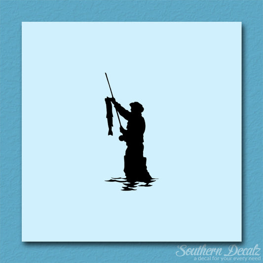 Fly Fisherman Fishing