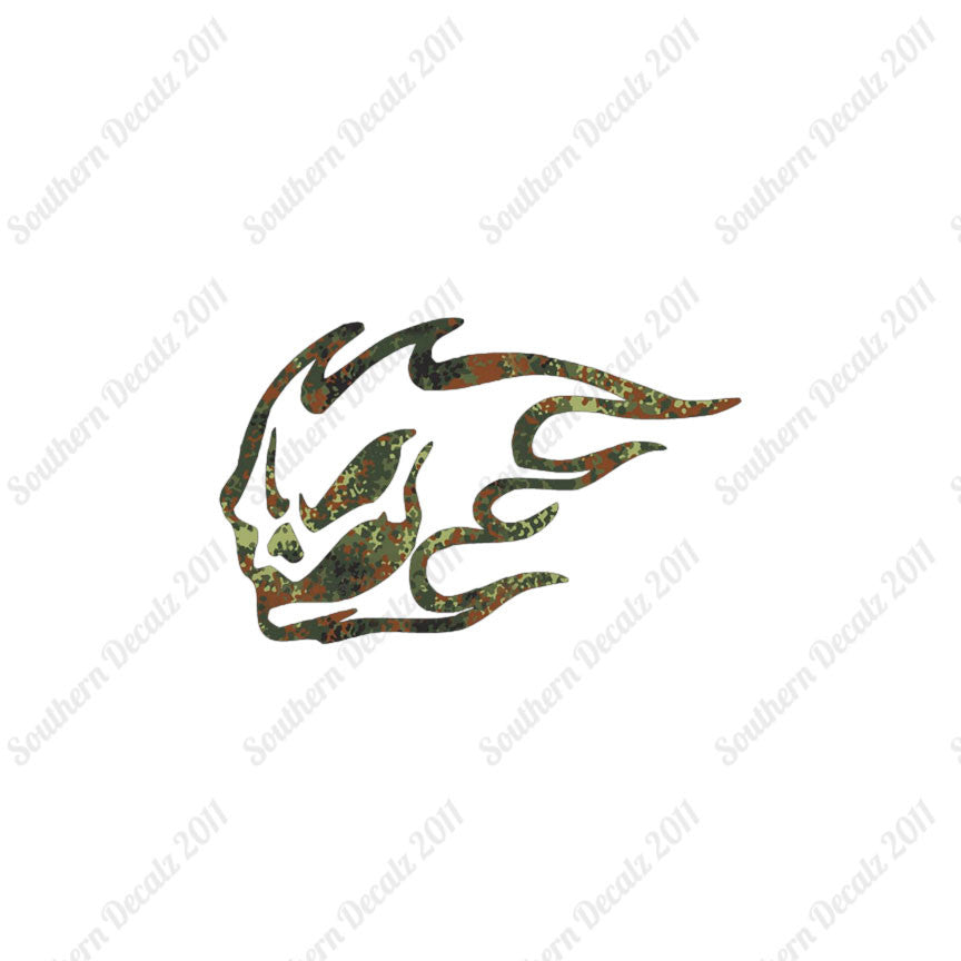 Flame Fire Head Face