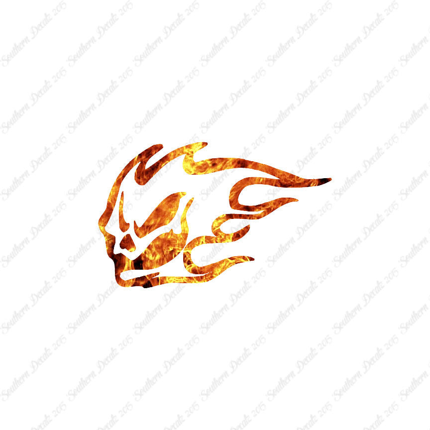 Flame Fire Head Face