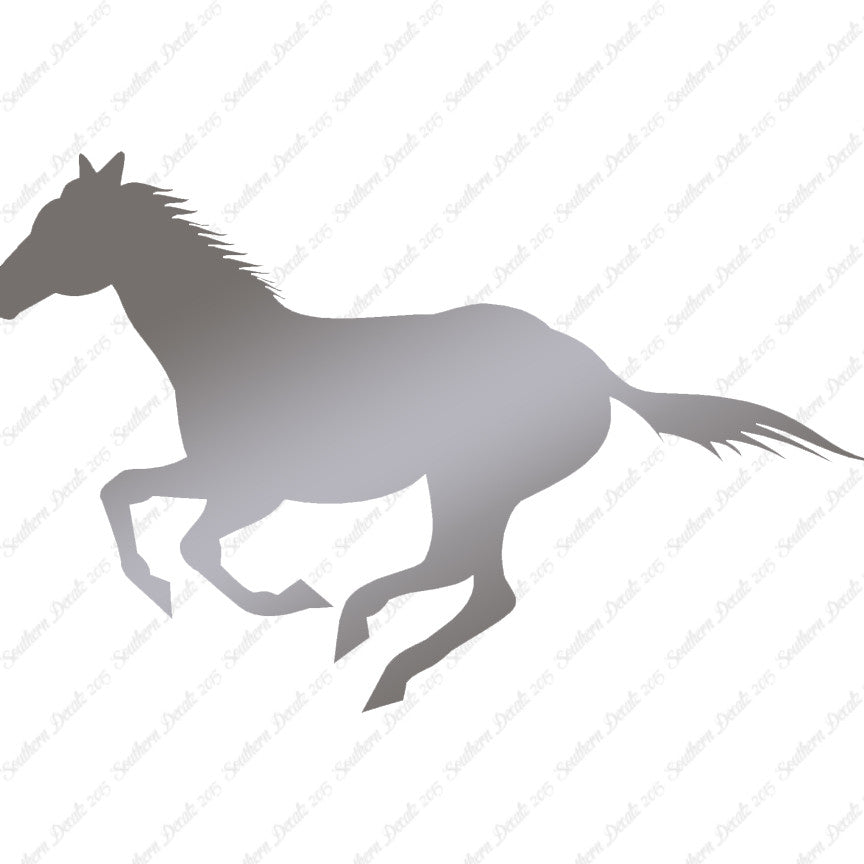 Running Horse Mustang Stallion