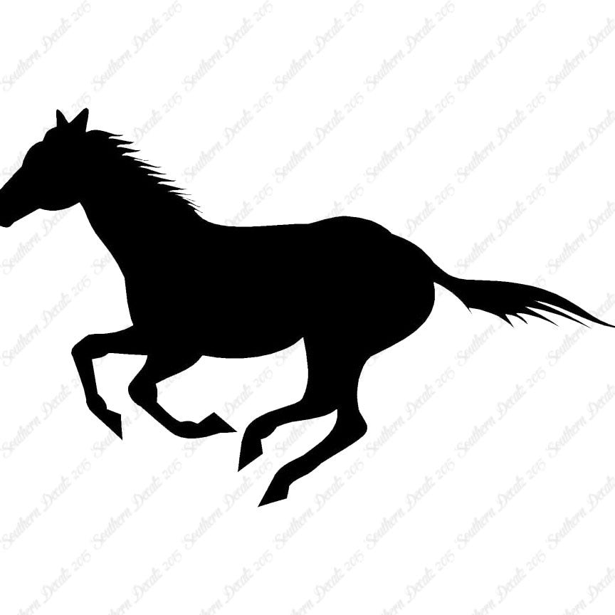 Running Horse Mustang Stallion