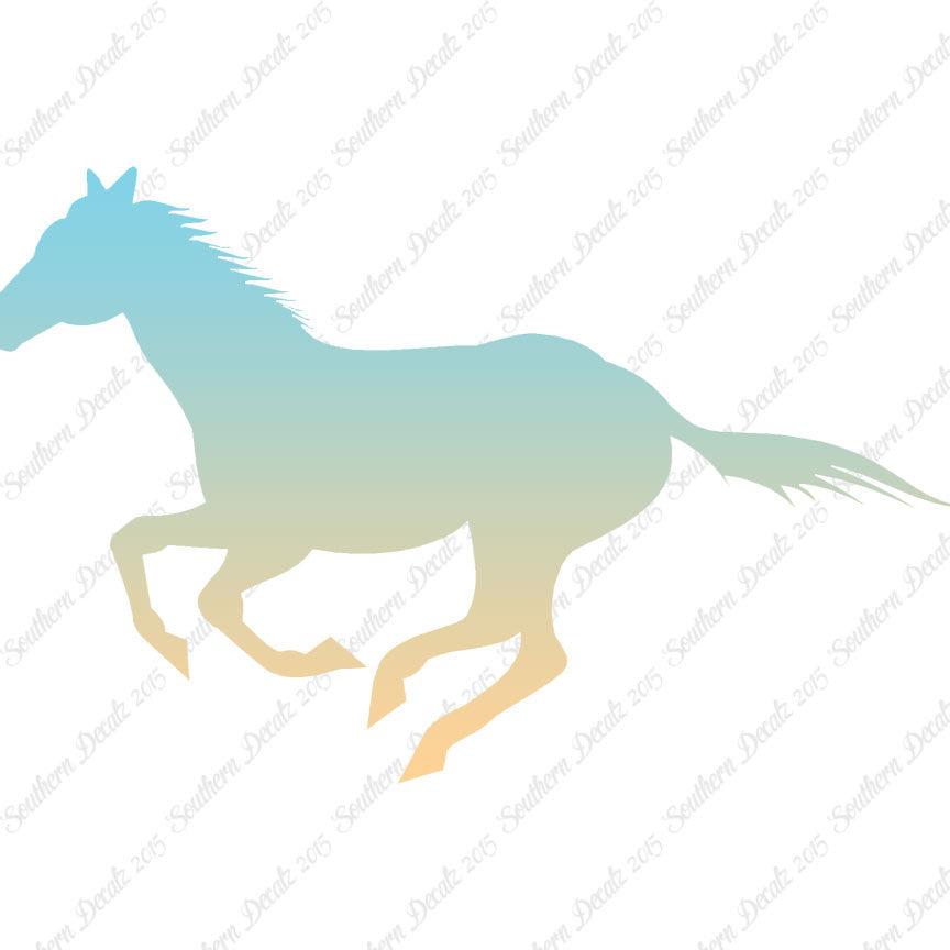 Running Horse Mustang Stallion