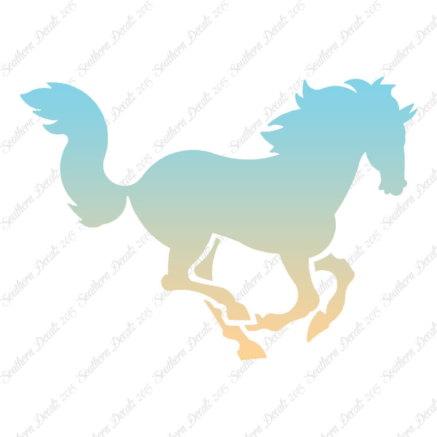 Horse Galloping Mustang Stallion