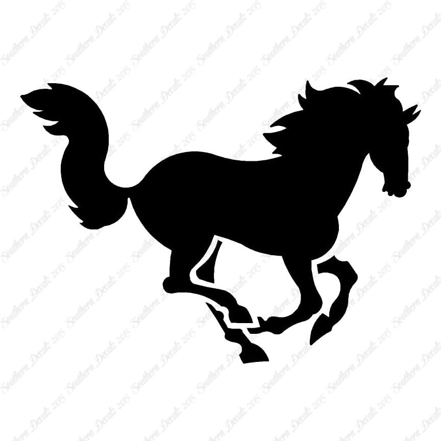 Horse Galloping Mustang Stallion