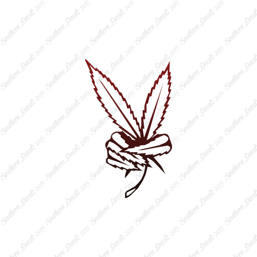 Marijuana Peace Sign