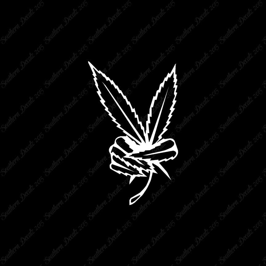 Marijuana Peace Sign