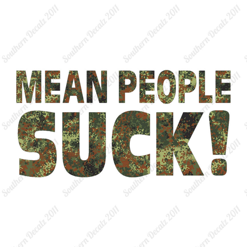 Mean People Suck
