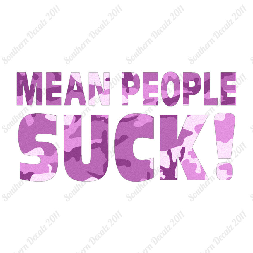 Mean People Suck