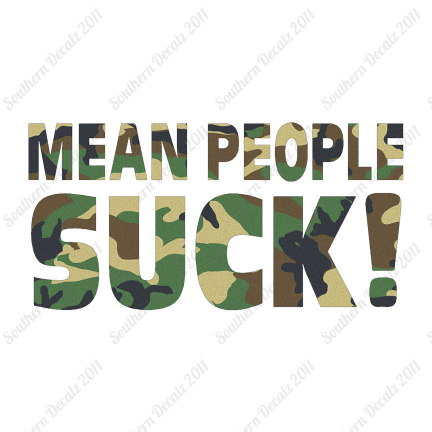 Mean People Suck