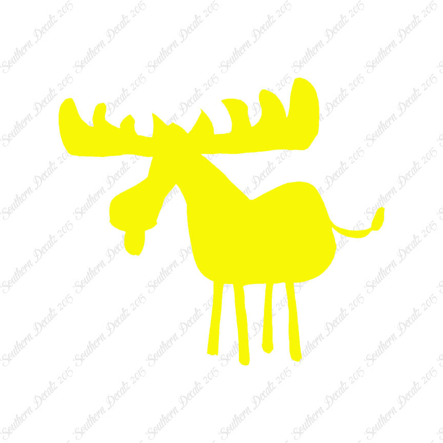 Moose Drawing Antler