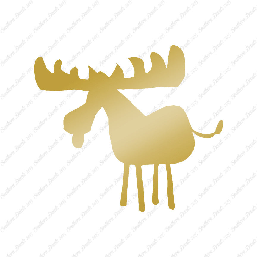 Moose Drawing Antler