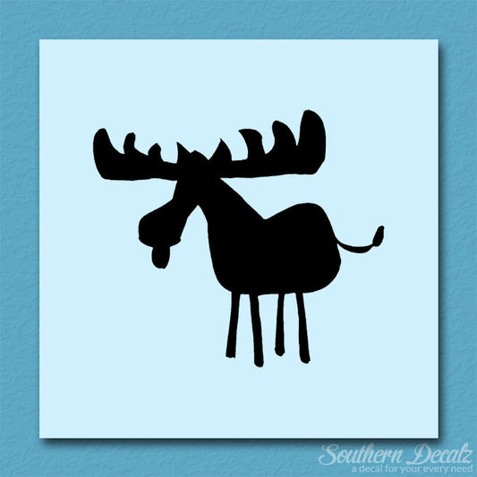 Moose Drawing Antler
